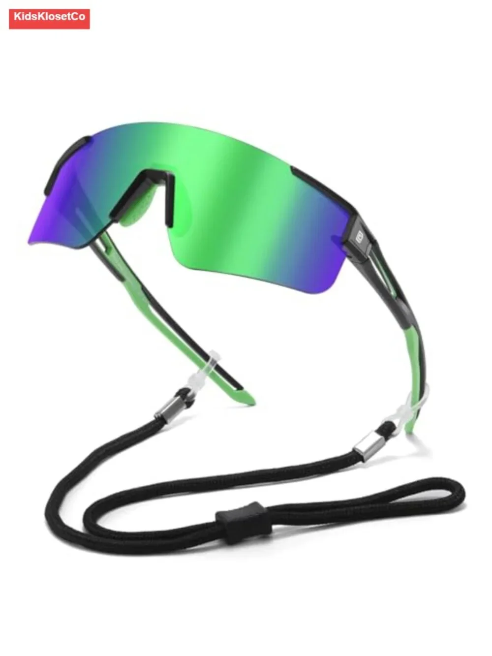 Kids Sports Sunglasses UV400 Protection TR90 Frame Polycarbonate Lenses